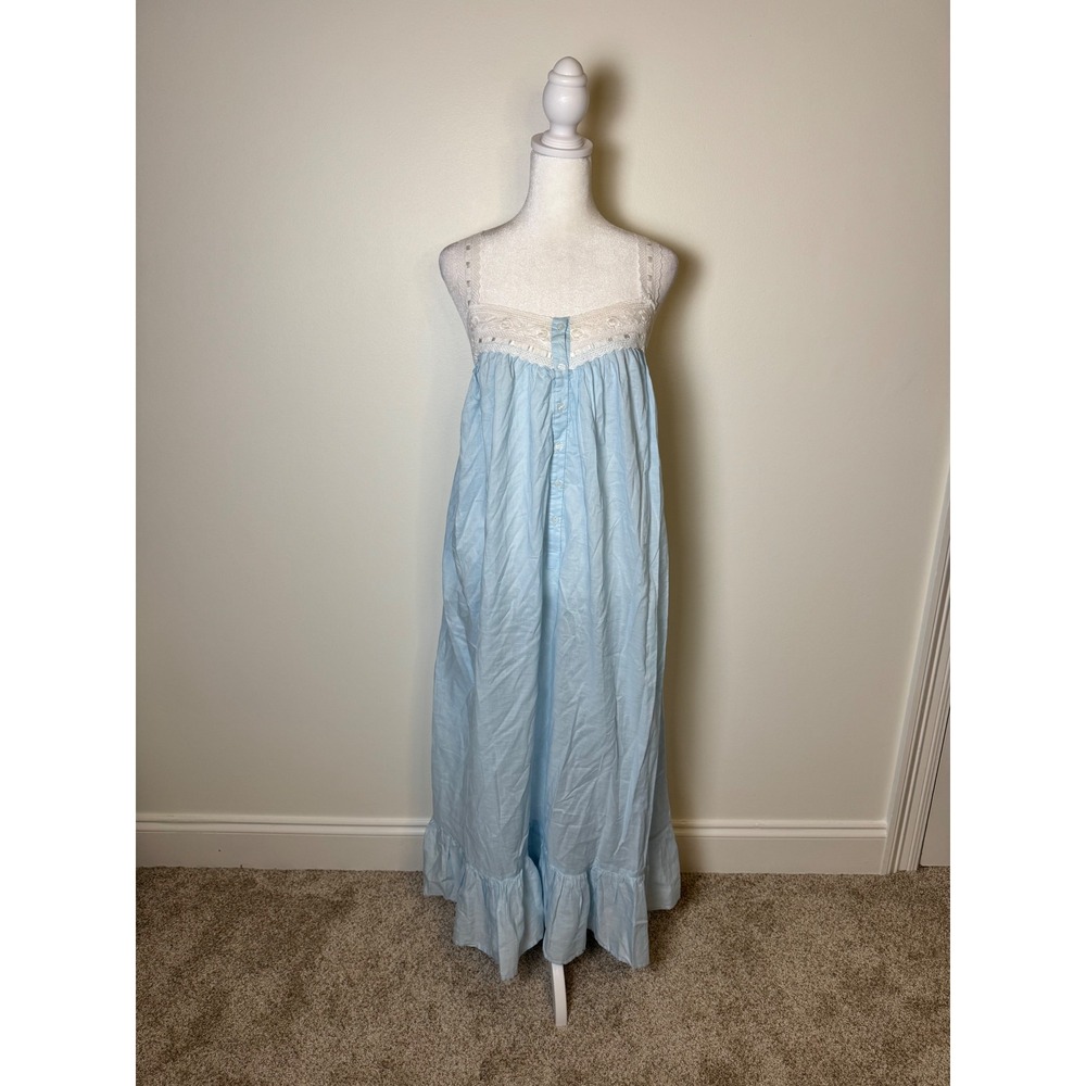 Vintage Victoria's Secret Gold Label Romantic Country Prairie Nightgown Size L